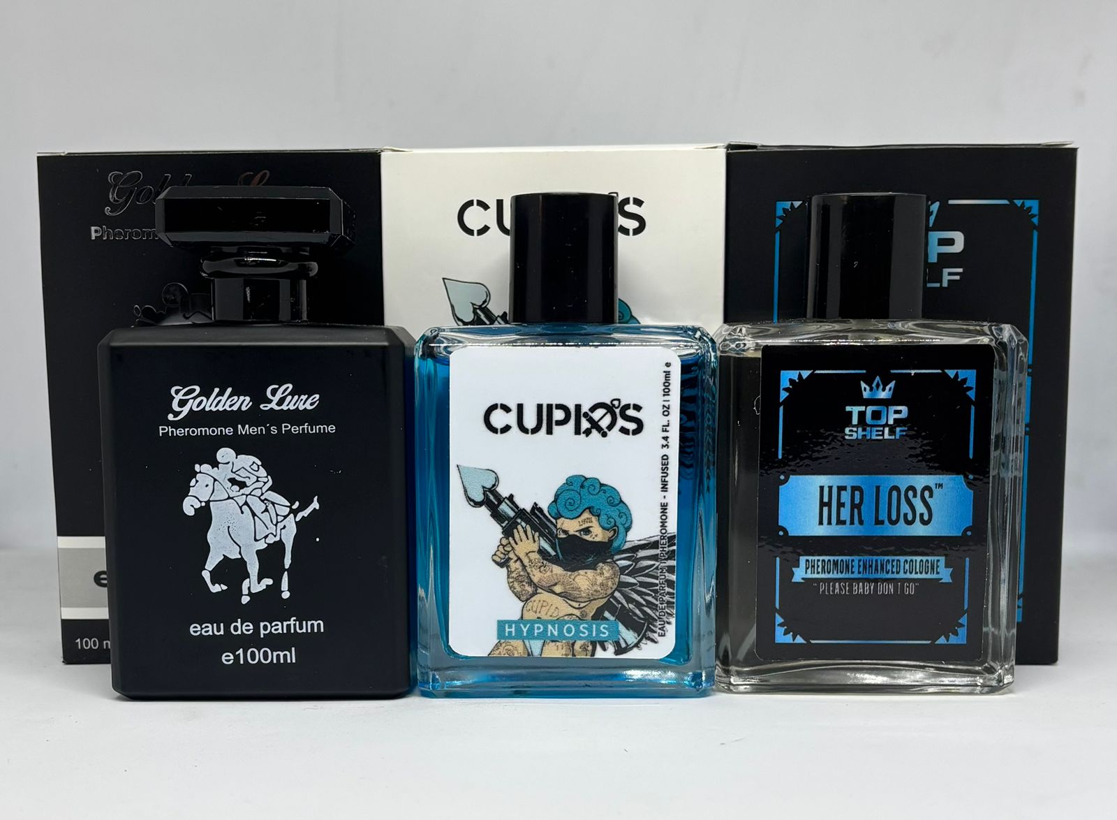 1Her loss, 1Cupido, 1Golden 100 ML